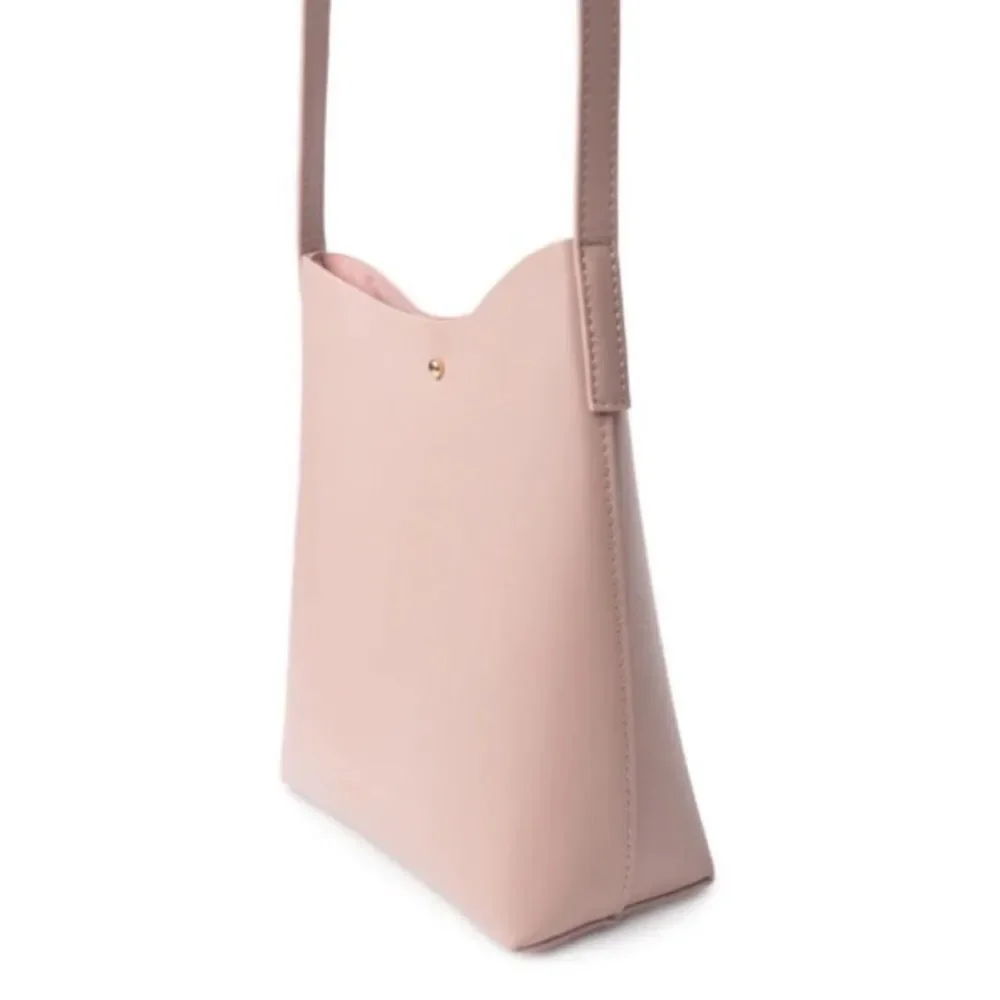 ANTHROPOLOGIE Samara Shoulder Bag Crossbody Pink Medium Boho Purse
